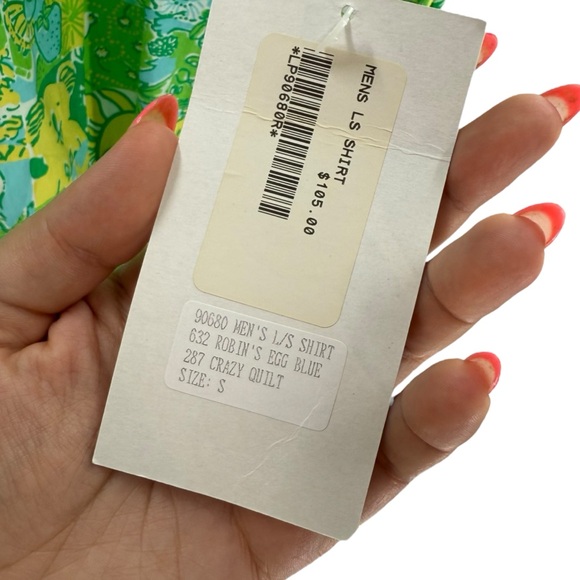 Colorful Green and Yellow Men's Shirt - Picture 7 of 14